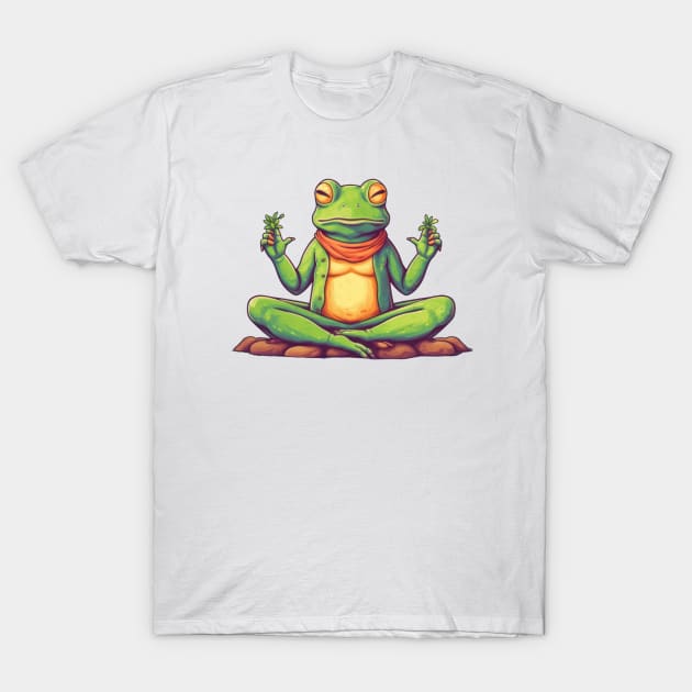 Frog pose is definitely our new fave yoga move T-Shirt by Pixel Poetry